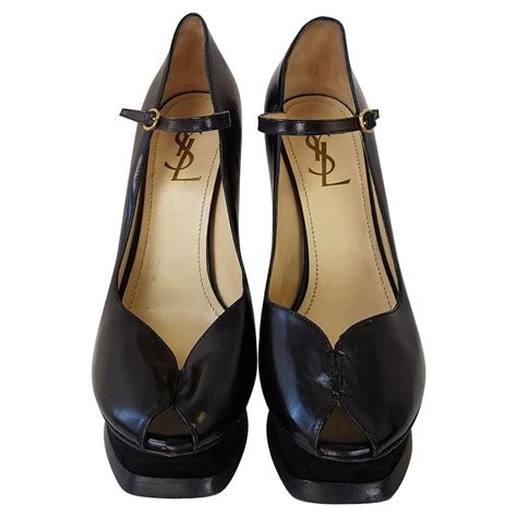 ysl tribute mary jane|YSL Yves Saint Laurent Tribute Mary Janes .